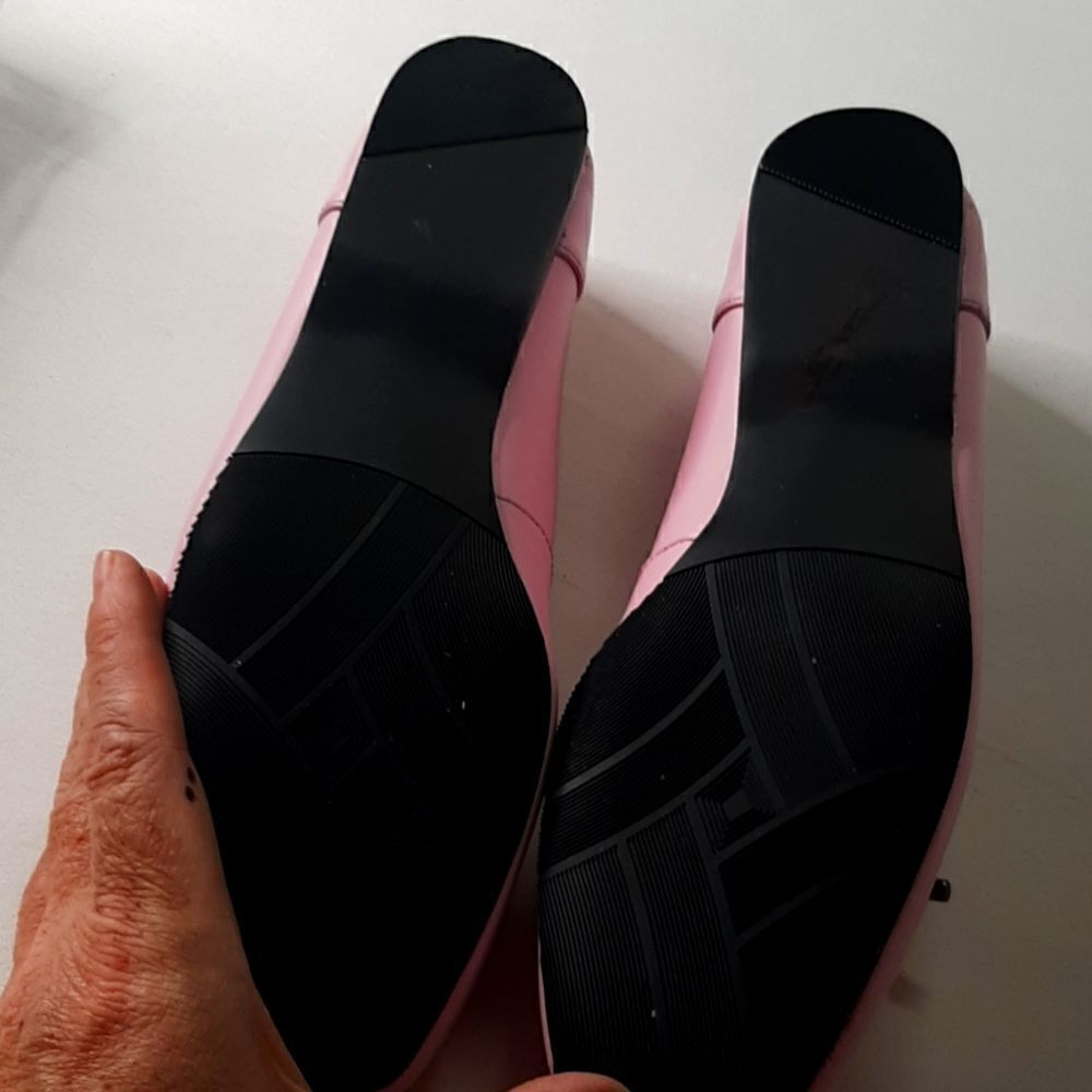 Array Pastel Pink Leather Flats - Picture 8 of 11